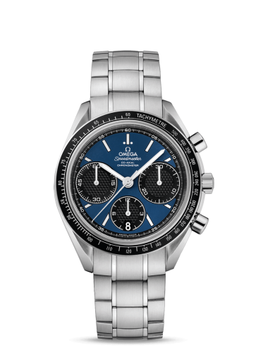 Omega Speedmaster Racing Co-Axial Chronograph Stianless Steel / Blue / Bracelet